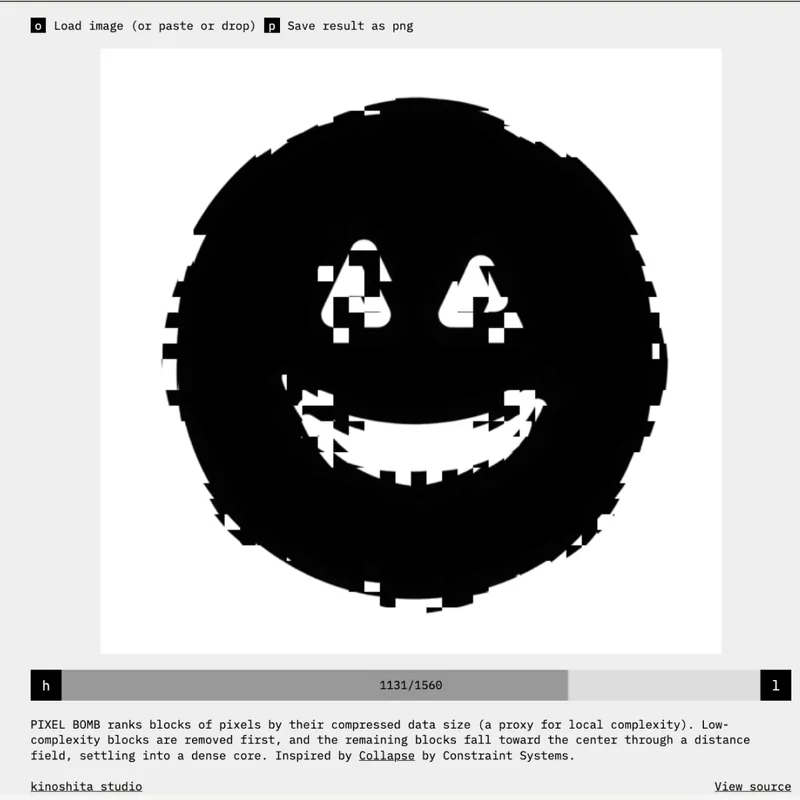 木下スタジオ（木下貴博 / 滋賀）体験研究：PIXEL BOMB